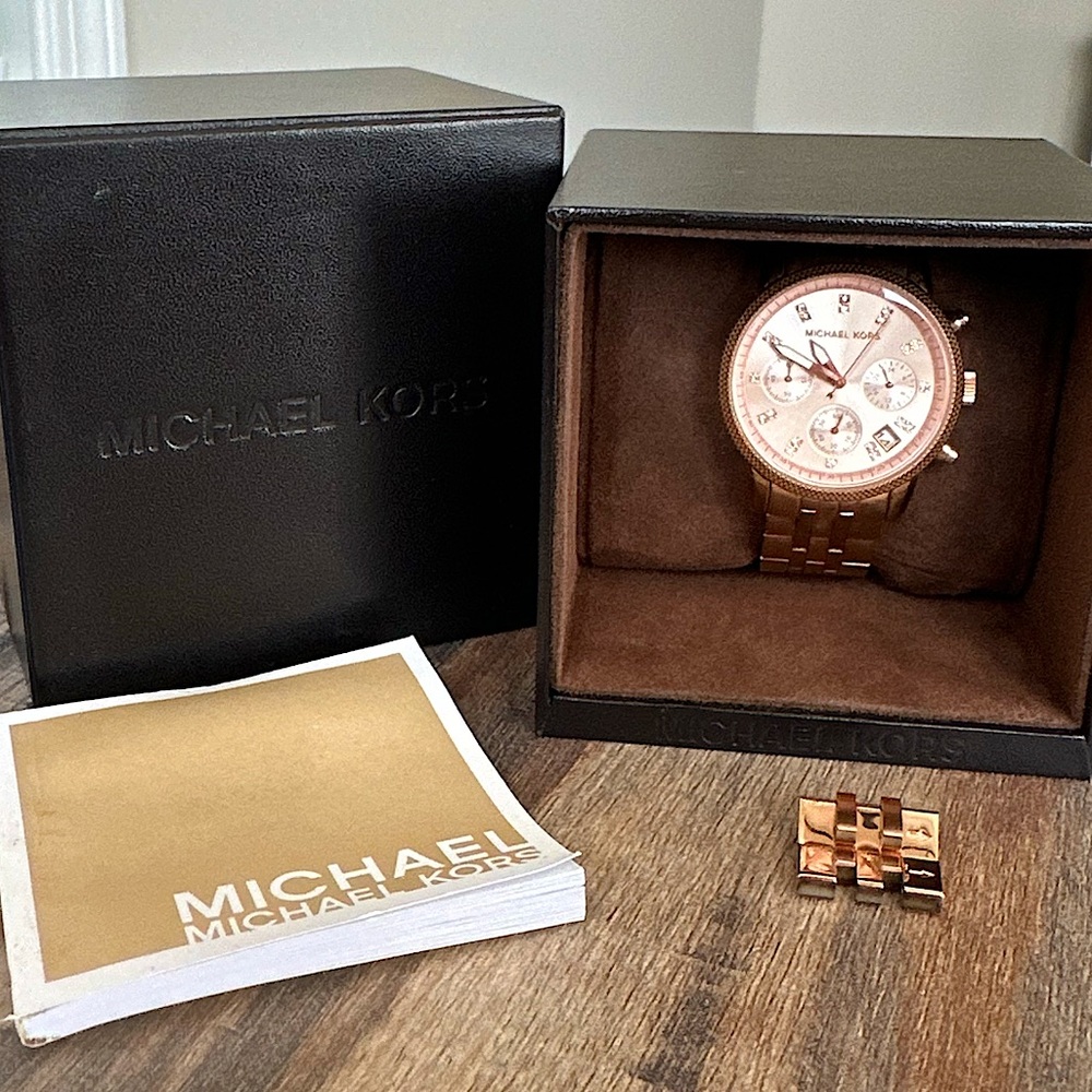 Michael Kors Rose Gold Watch